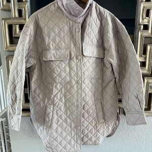 Ashley By 26 International Quilted Women's Jacket in Light Beige